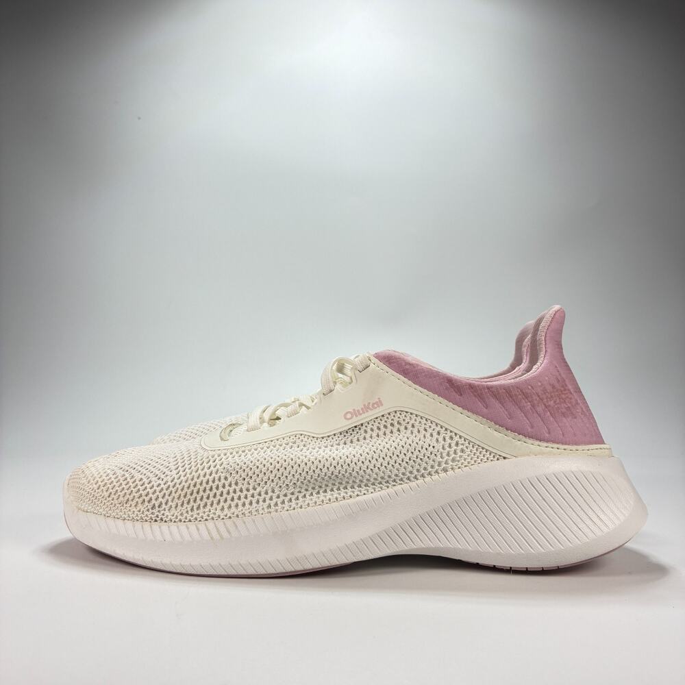 OluKai Island Hopper White Pink Cross Training Shoes 20526-WBCQ Women's Size 10 - Picture 4 of 10